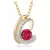 Sterling Silver Pendant Made With Cubic Zirconia