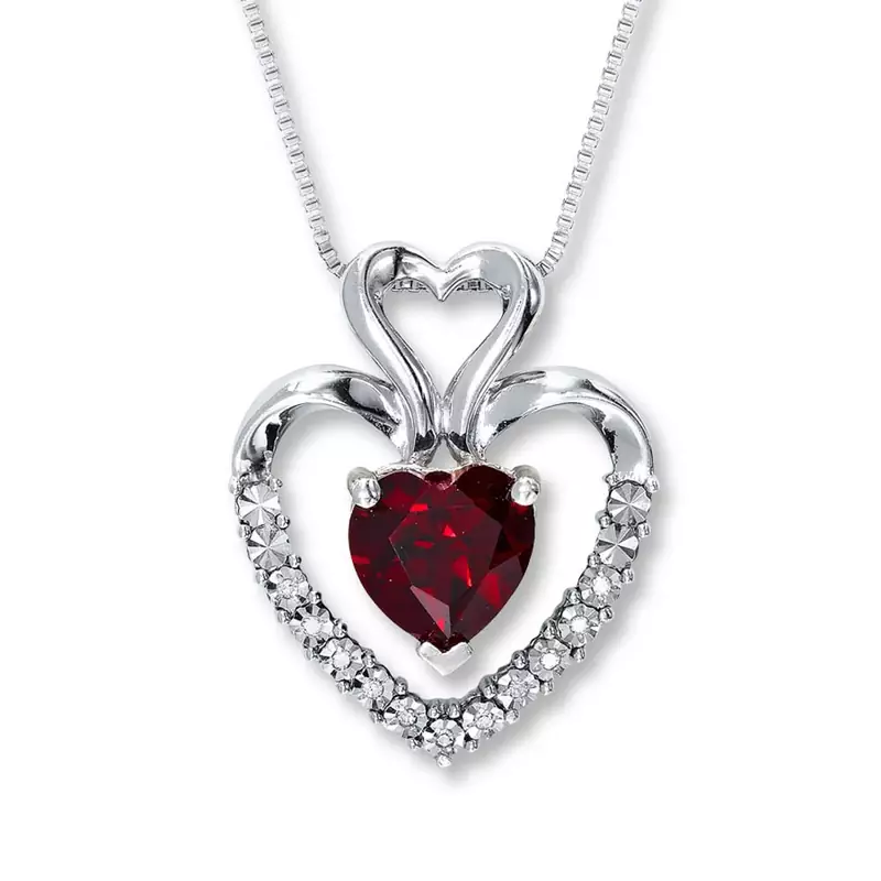 Sterling Silver Pendant Made With Cubic Zirconia