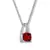 Sterling Silver Pendant Made With Cubic Zirconia
