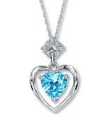 Sterling Silver Pendant Made With Cubic Zirconia