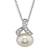 Sterling Silver Pendant Made With Cubic Zirconia