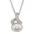 Sterling Silver Pendant Made With Cubic Zirconia