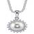 Sterling Silver Pendant Made With Cubic Zirconia