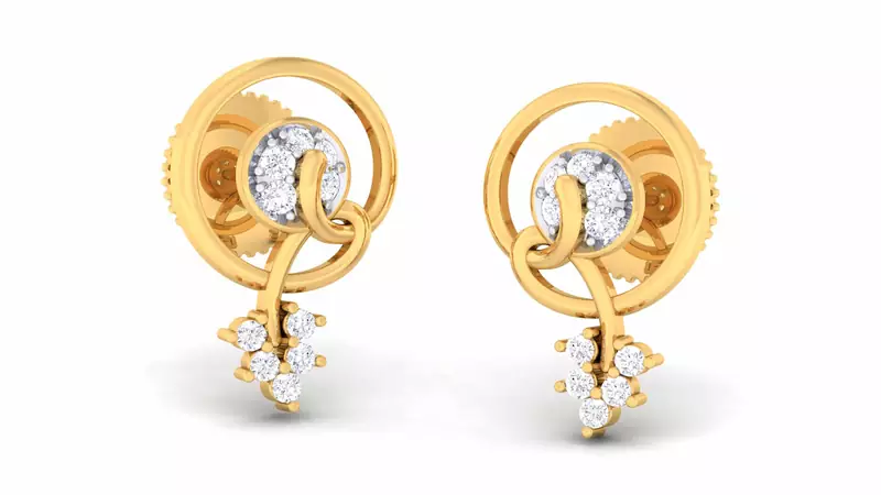 Sterling Silver Akshara Earrin