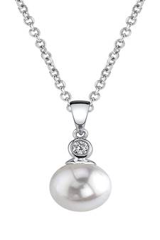Sterling Silver Pendant Made With Cubic Zirconia