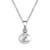 Sterling Silver Pendant Made With Cubic Zirconia