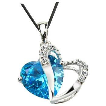 Sterling Silver Pendant Made With Cubic Zirconia 1