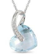 Sterling Silver Pendant Made With Cubic Zirconia