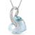 Sterling Silver Pendant Made With Cubic Zirconia