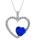 Sterling Silver Pendant Made With Cubic Zirconia