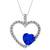 Sterling Silver Pendant Made With Cubic Zirconia