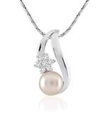 Sterling Silver Pendant Made With Cubic Zirconia