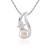 Sterling Silver Pendant Made With Cubic Zirconia