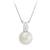 Sterling Silver Pendant Made With Cubic Zirconia