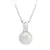 Sterling Silver Pendant Made With Cubic Zirconia