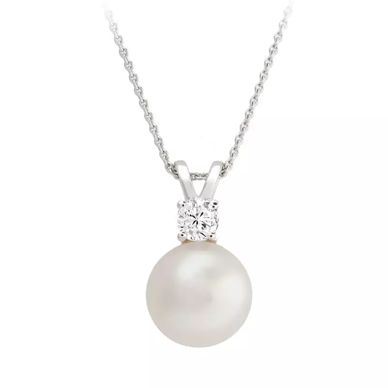 Sterling Silver Pendant Made With Cubic Zirconia