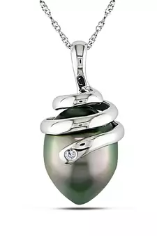 Sterling Silver Pendant Made With Cubic Zirconia