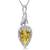 Sterling Silver Pendant Made With Cubic Zirconia