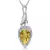 Sterling Silver Pendant Made With Cubic Zirconia