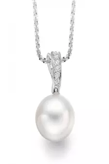 Sterling Silver Pendant Made With Cubic Zirconia