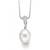 Sterling Silver Pendant Made With Cubic Zirconia