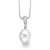 Sterling Silver Pendant Made With Cubic Zirconia