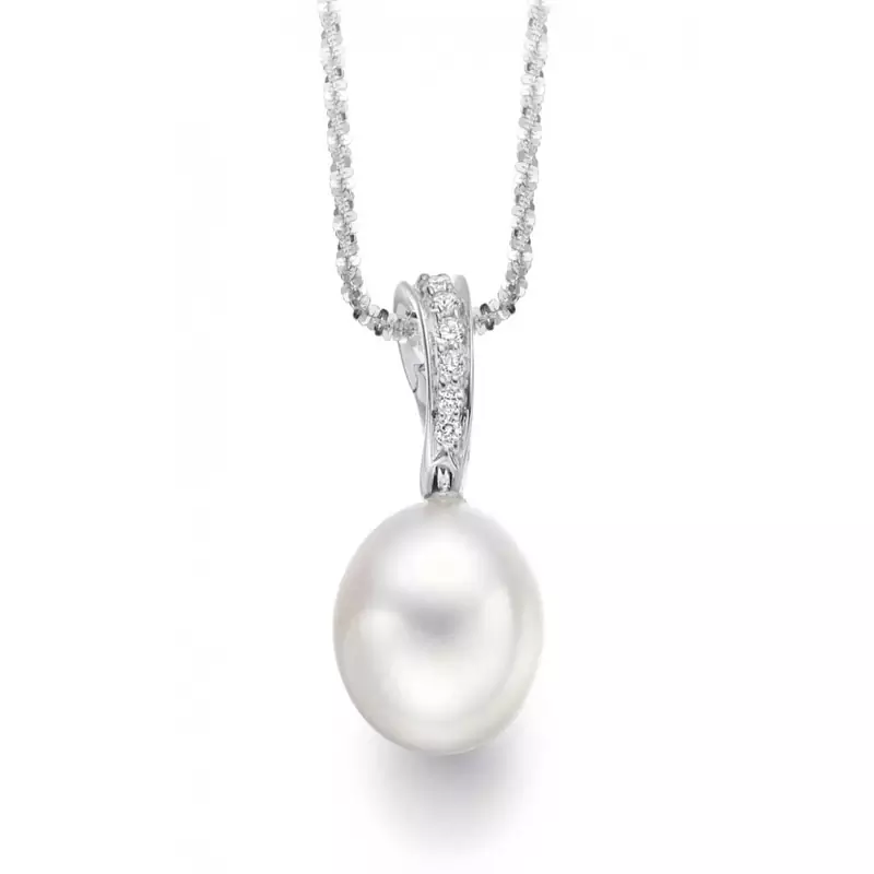 Sterling Silver Pendant Made With Cubic Zirconia