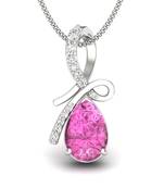Sterling Silver Pendant Made With Cubic Zirconia