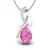 Sterling Silver Pendant Made With Cubic Zirconia