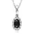 Sterling Silver Pendant Made With Cubic Zirconia