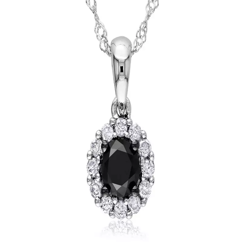 Sterling Silver Pendant Made With Cubic Zirconia