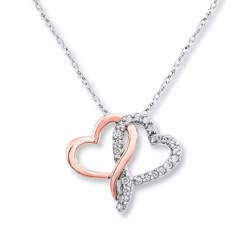 Sterling Silver Pendant Made With Cubic Zirconia