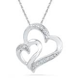 Sterling Silver Pendant Made With Cubic Zirconia