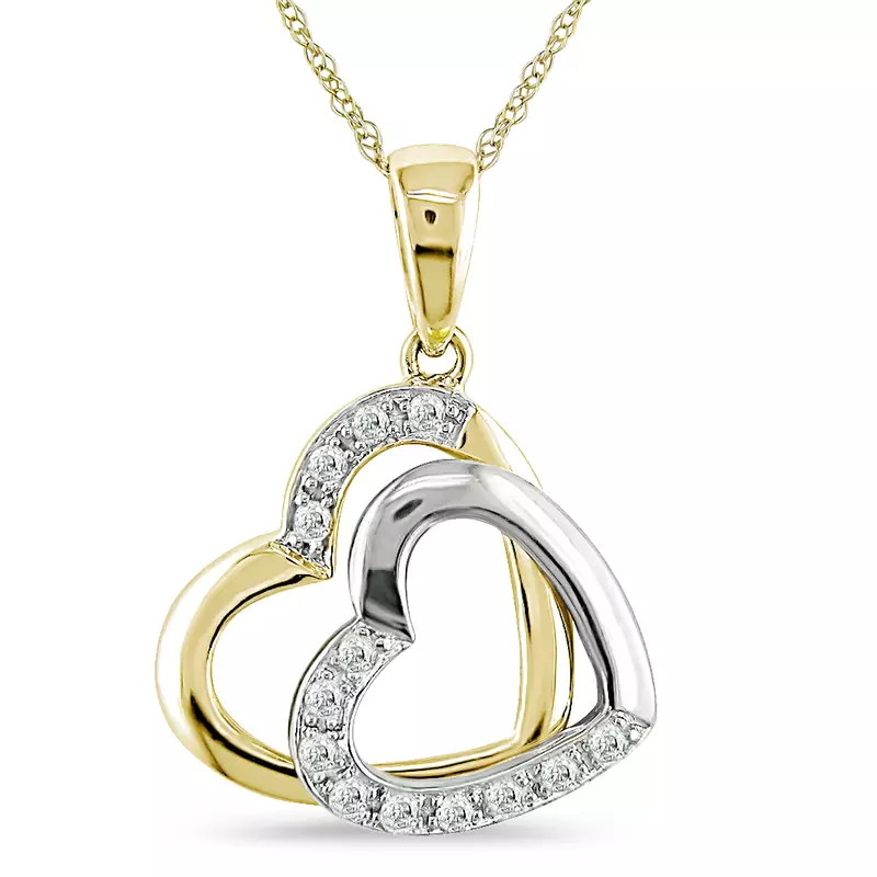 Sterling Silver Pendant Made With Cubic Zirconia