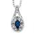 Sterling Silver Pendant Made With Cubic Zirconia