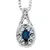 Sterling Silver Pendant Made With Cubic Zirconia