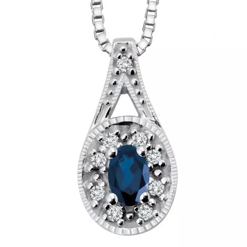 Sterling Silver Pendant Made With Cubic Zirconia