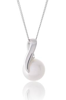 Sterling Silver Pendant Made With Cubic Zirconia