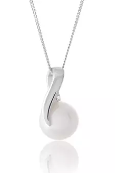 Sterling Silver Pendant Made With Cubic Zirconia