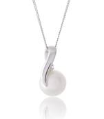 Sterling Silver Pendant Made With Cubic Zirconia