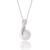 Sterling Silver Pendant Made With Cubic Zirconia