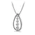 Sterling Silver Pendant Made With Cubic Zirconia