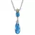 Sterling Silver Pendant Made With Cubic Zirconia