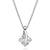 Sterling Silver Pendant Made With Cubic Zirconia