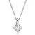 Sterling Silver Pendant Made With Cubic Zirconia