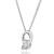 Sterling Silver Pendant Made With Cubic Zirconia
