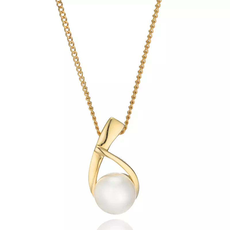 Sterling Silver Pendant Made With Cubic Zirconia