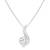 Sterling Silver Pendant Made With Cubic Zirconia