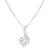 Sterling Silver Pendant Made With Cubic Zirconia