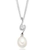 Sterling Silver Pendant Made With Cubic Zirconia